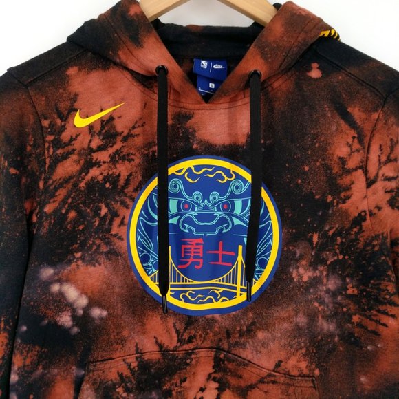 Nike Golden State Warriors Custom Dyed Hoodie S - Picture 2 of 12